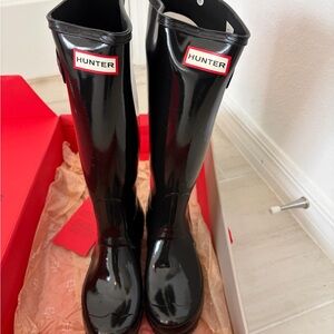 Hunter Original Black Gloss Boots